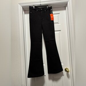 Sofia Vergara Black Flare Jeans for Women